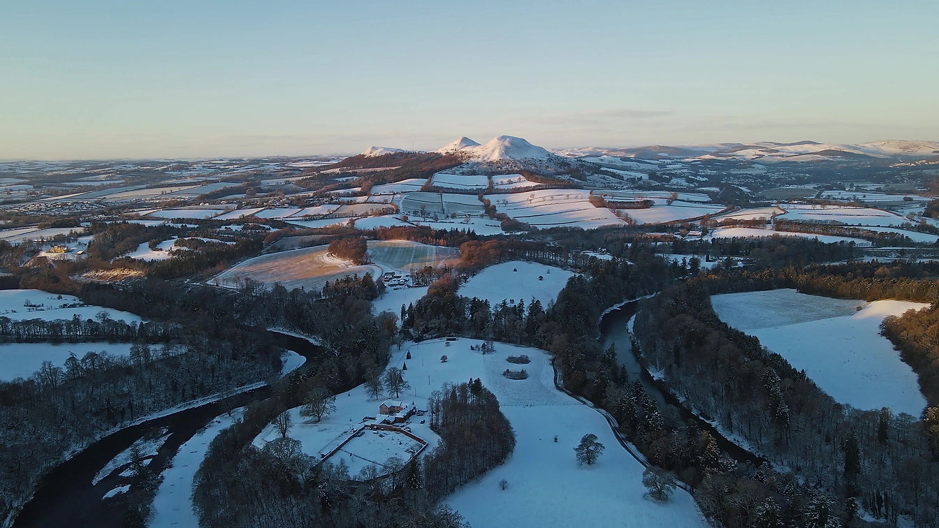Eildon Hills, Winter